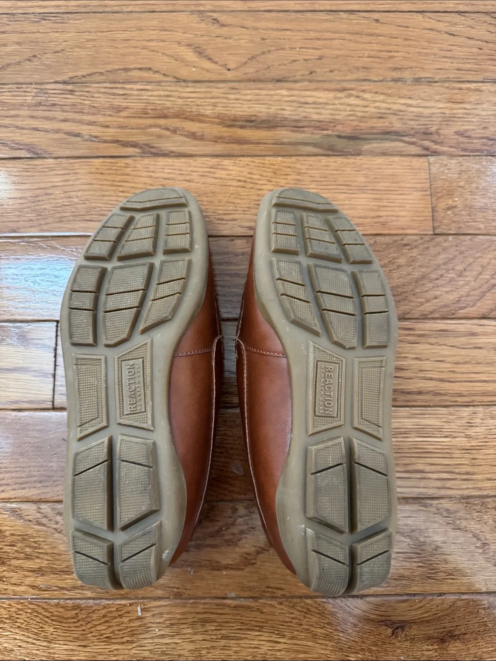 Kenneth Cole Reaction Boys Brown Leather Slip-On Loafers